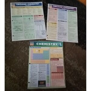 Chemistry Academic Outlines By Quick Study Academic Lot Of 3